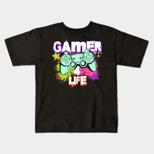 Gamer For Life Kids T-Shirt